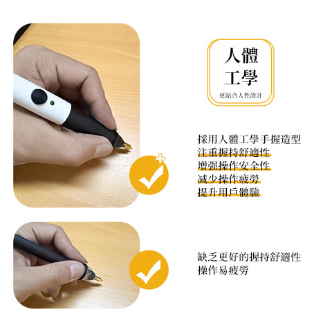 【立揚 燙金筆】 手持USB開關│贈四替換筆頭 │台灣製造