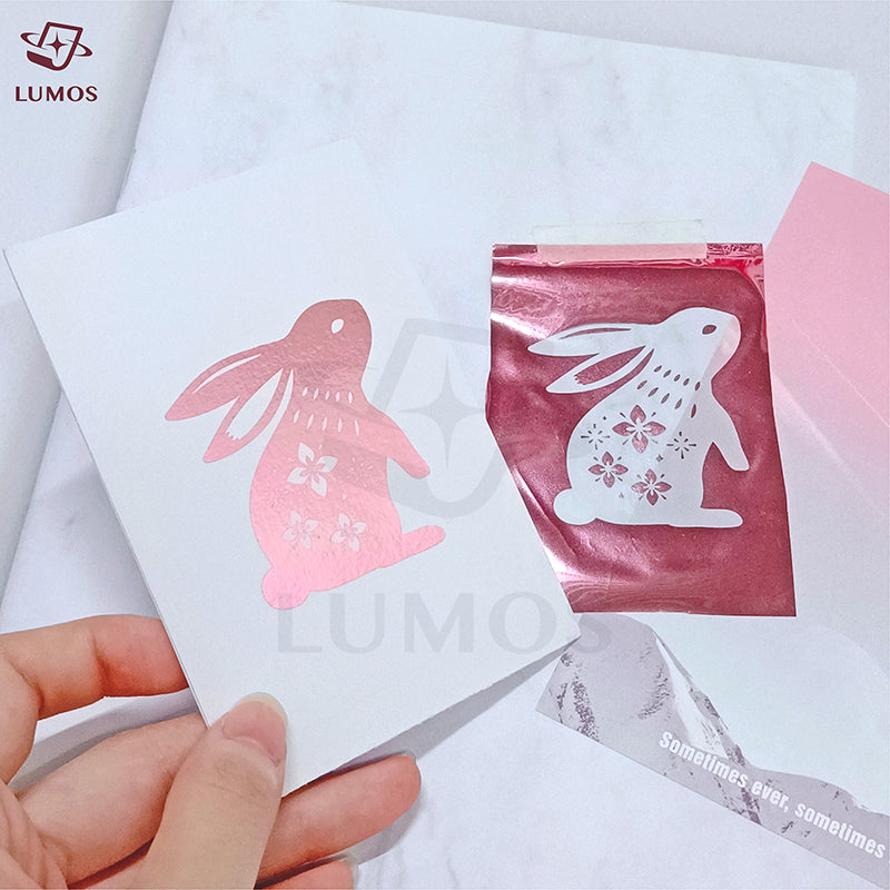 玫紅系列 燙金箔│碳粉過護貝機、膠水筆 專用