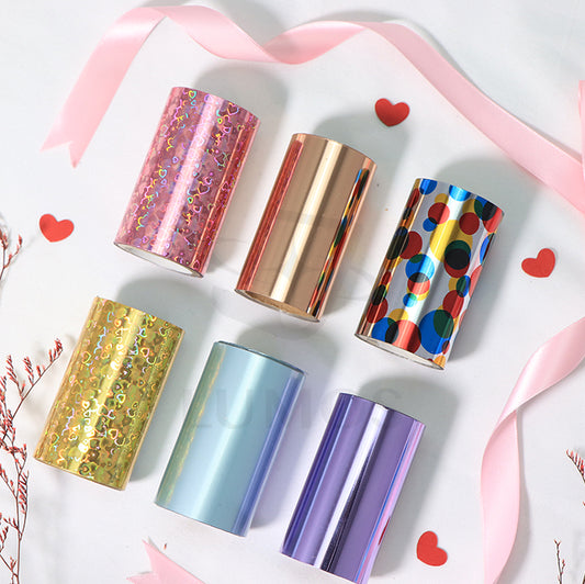 Valentine's Diamond Heart 3-color Set Foil│for Toner / Glue Pen