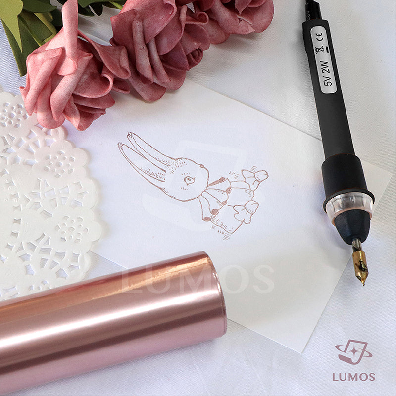 Matte metal hot stamping foil│for stamping pen